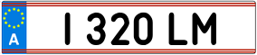 Truck License Plate